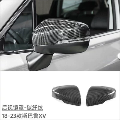 Cover Rear Window Trim Sequins – Other Automotive Exterior Supplies - rearview-mirror-carbon-fiber-pattern-2-piece-set