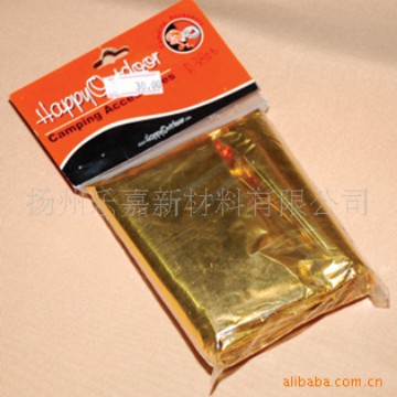户外登山野营救生毯 金银双色防晒求生毯 PET多用急救保温应急毯