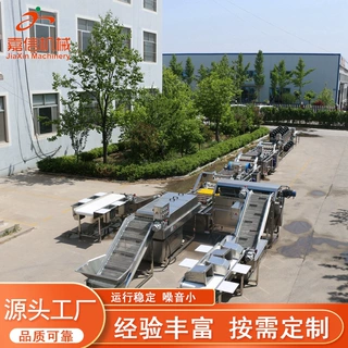 果蔬气泡清洗机粽叶清洗机预制菜加工设备高压喷淋气泡清洗机定制