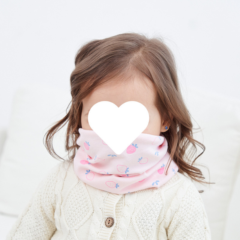 어린이용 스카프 가을 겨울 목 따뜻한  방풍 목 커버  고탄성 다목적 타월