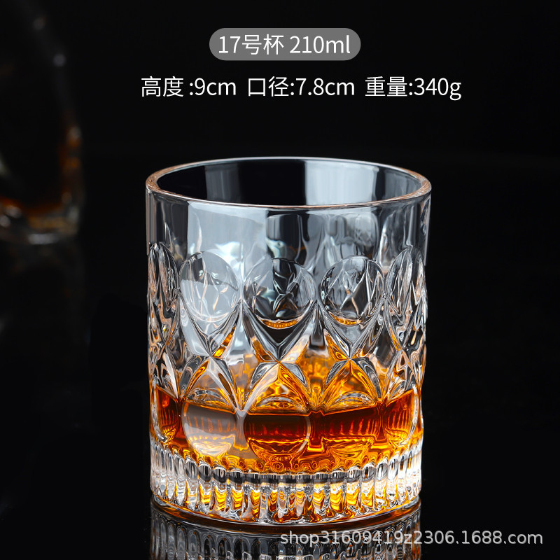 ヨーロッパ式水晶ガラスカップ家庭用洋杯ウイスキーカップセット創意大ビールカップ焼酎|undefined