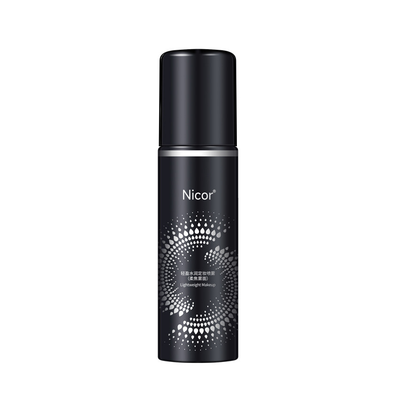 Nicr nokeya spray de maquillaje de larga duración control de aceite impermeable a prueba de sudor spray de maquillaje TikTok fabricante de generación de cabello de Venta caliente