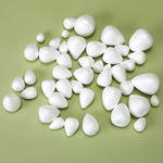 厂家仿真玫瑰花苞香皂花永生花干花配件保丽龙泡沫花心花头批发