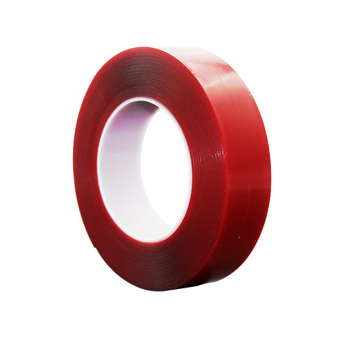 Red film transparent acrylic double-sided tape removable double-sided tape traceless tape acrylic foam double-sided tape waterproof tape