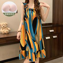 ˯ȹŮ�L��녶��ޱ���ȹ�؉|�ɲ�жM-4XL�ļ��¿�˯����Ů�Ҿӷ�