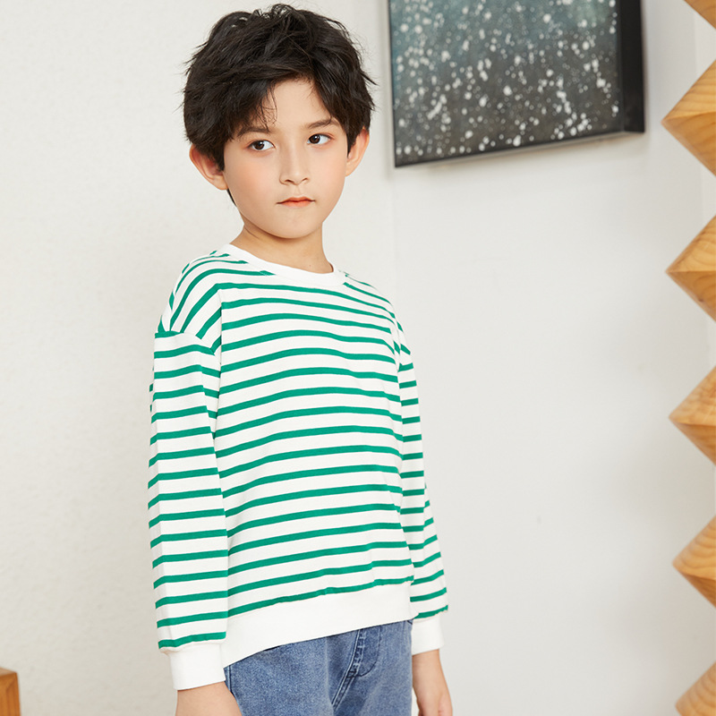 男童衛衣春秋款2024新款兒童套頭衫秋裝長袖T恤衣服韓系帥氣上衣