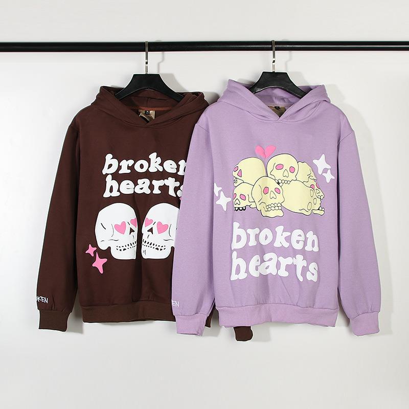 Unisex Totenkopf Hoodie Oversized Patchwork Kapuzenpullover_voghion.com