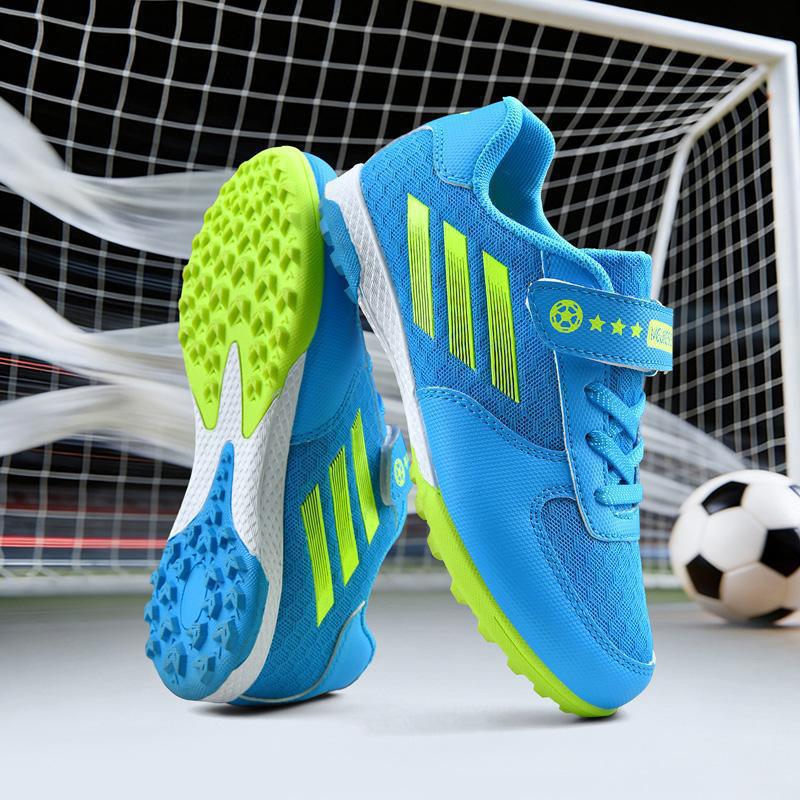 Tenis de Fútbol Infantil de Tela de Malla Transpirable para Entrenamiento
