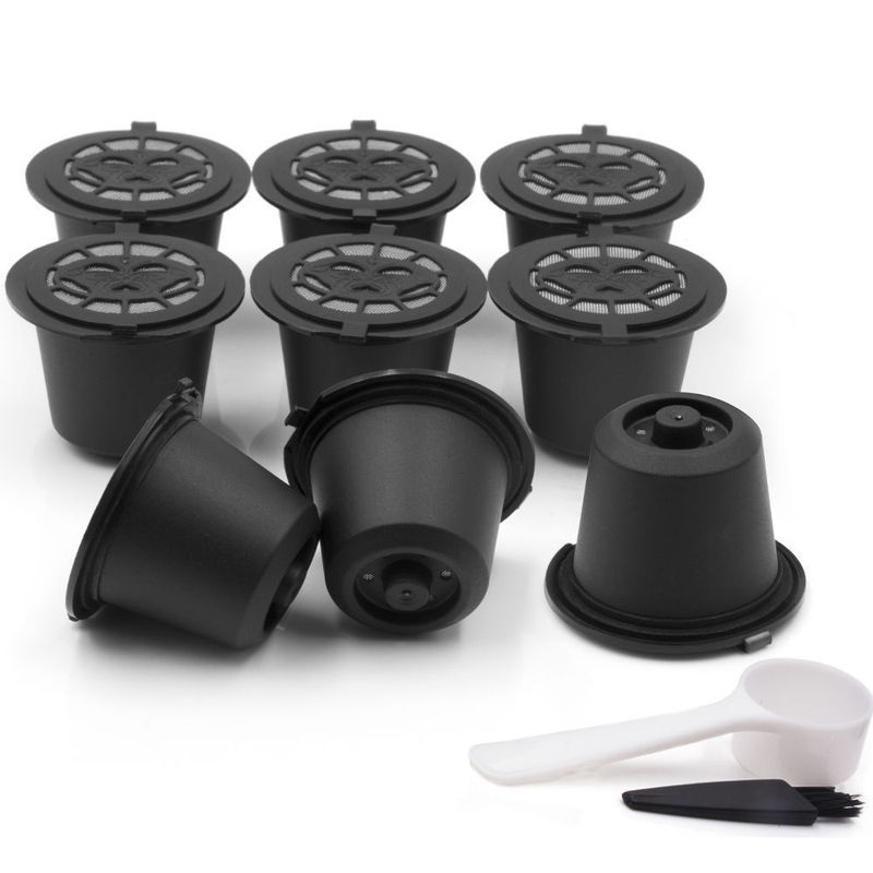 Icafilas Is Compatible with Nespresso Coffee Machines, Stainless Steel Coffee Capsules, and Can Be Reused to Fill with Coffee Grounds