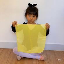 舞蹈丝巾手绢儿童考级雪纺方巾沙巾有一个姑娘表演出胶州秧歌道具