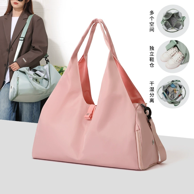 Alo большая вместительная сумка для фитнеса с разделением сухих и влажных вещей, независимое отделение для обуви, косметичка для путешествий на короткие расстояния, спортивная сумка для фитнеса, йоги