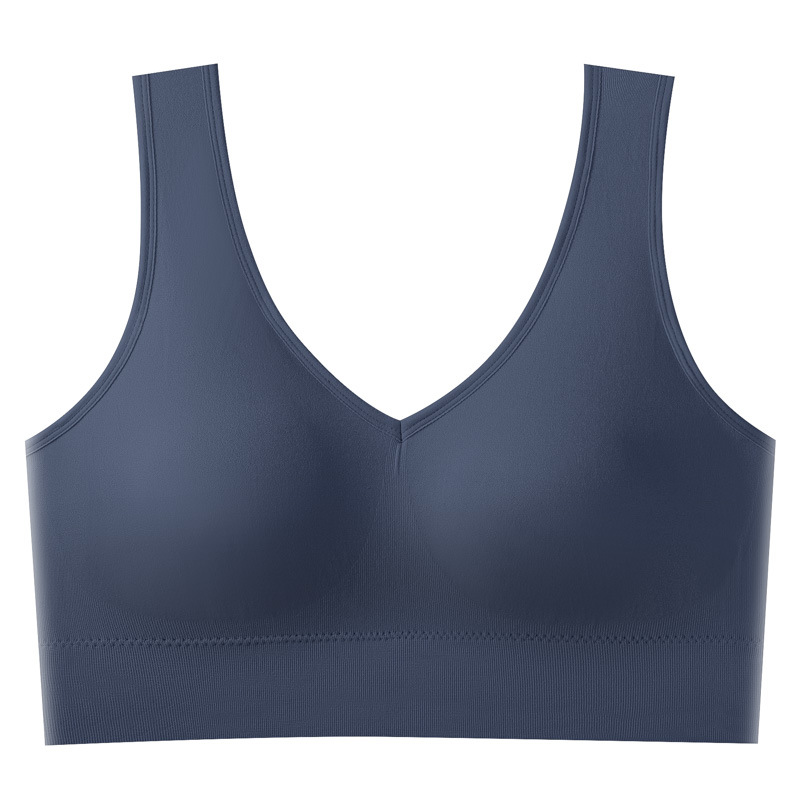 Malla de encaje espalda ropa interior deportiva Sujetador push up pecho más tamaño base tubo superior envuelto chaleco para las mujeres