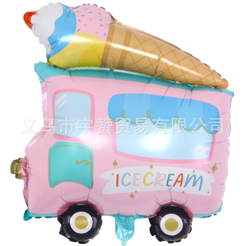 粉色冰淇淋车