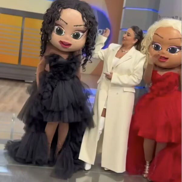 Cartoon Barbie doll