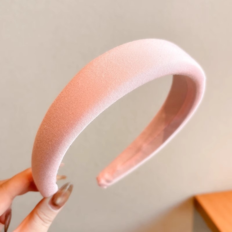 Dulce rosa, banda de cabello para mujeres, temperamento craneal alto, banda de cabello para lavar la cara, maquillaje, banda de cabello, tarjeta de cabello, sensación de alta calidad, nuevo tocado