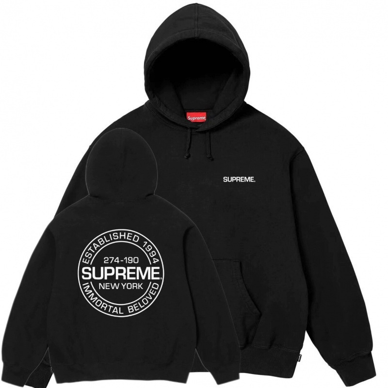 高版本supreme25SS 潮牌HOODED SWEATSHIRT 大LOGO加绒帽衫卫衣|undefined