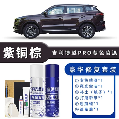 Avtomobil boya qələmləri — Self-Painting Titanium Crystal Gray Special Touch-Up - product-specification-grids-copper-brown-luxury-restoration-free-soil-replenishment-scratch-wax-masking-film-tools