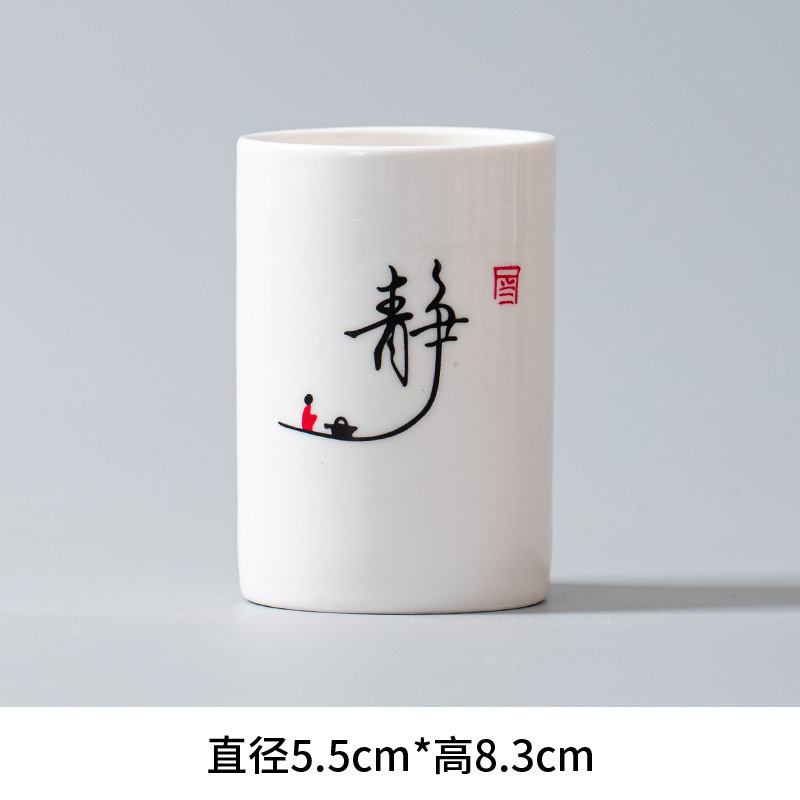 Su Keng 양고기 지방 옥 도자기-Jingzi 항아리 본체