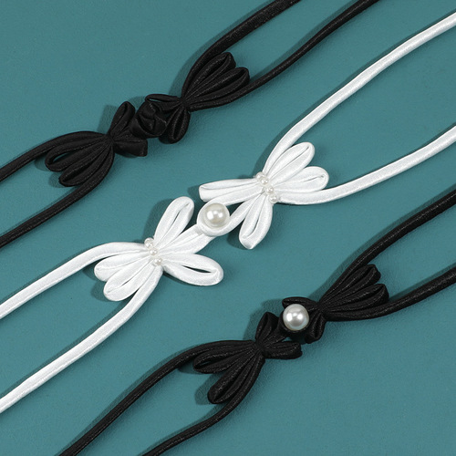 Cheongsam buttons with long tail tassels, flower plate buttons, Chinese style hand-woven buttons, Chinese dress dresses, retro buttons