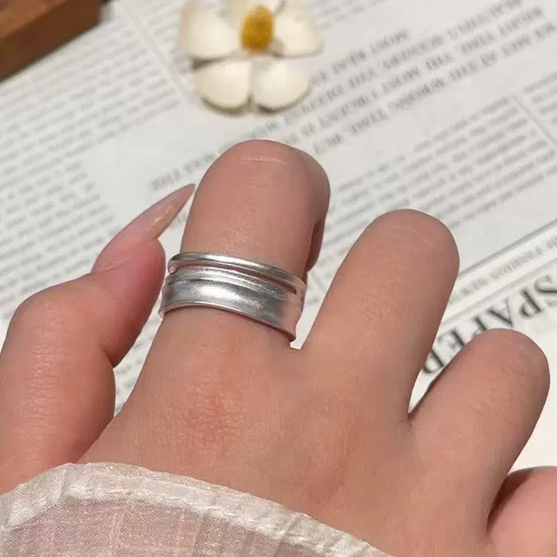 Кольцо 925 серебро, ретро-дизайн, легкая роскошь указательный палец, высококачественная отделка