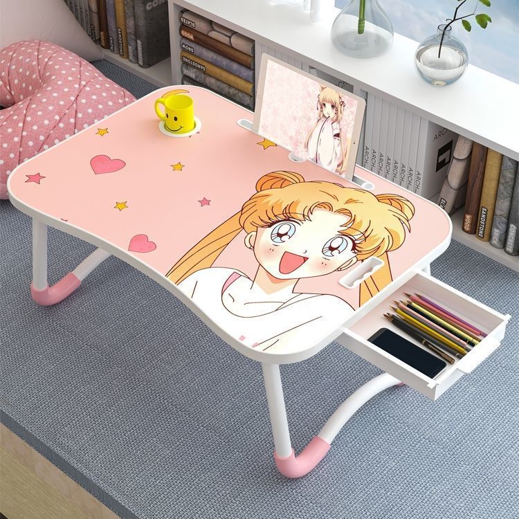 卸売りは小さい机のベッドの上でノートパソコンの机の寮を畳むことができます。|undefined