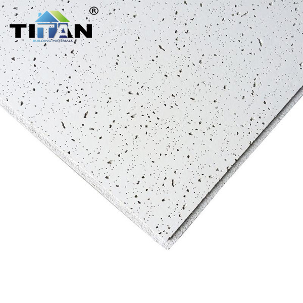 Exportación de comercio exterior Tablero de lana mineral ignífugo A1, resistente al fuego y a prueba de humedad, tablero absorbente de sonido, techo