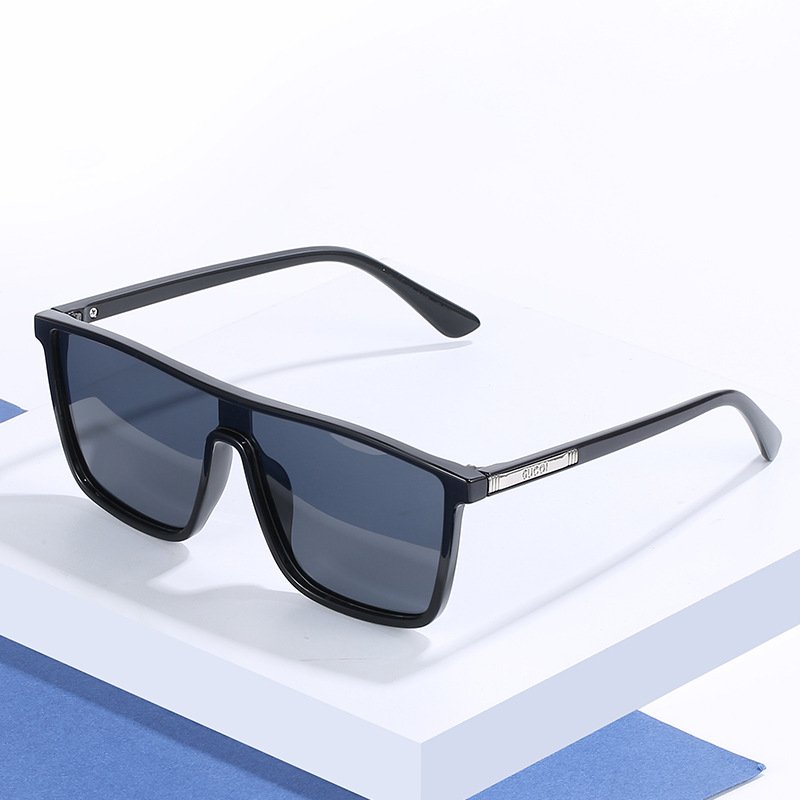 Nueva de una sola pieza más tamaño color polarizado gafas de sol de los hombres de comercio exterior gafas de sol de conducción de equitación de moda