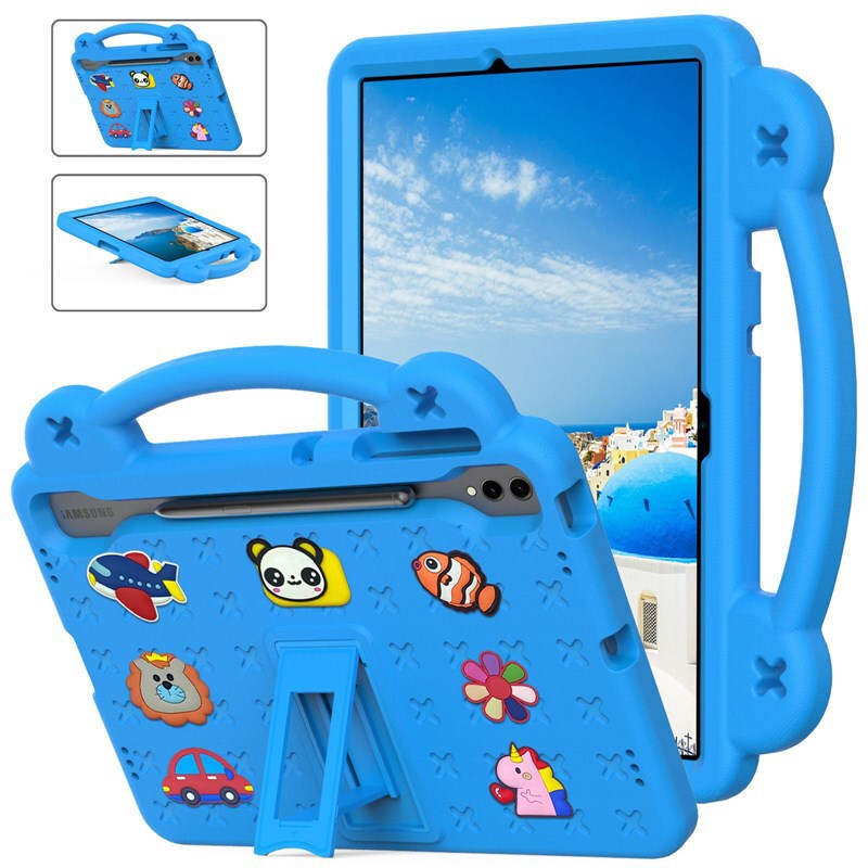 Suitable for Samsung S10Plus/S9Plus/S8Plus X820 Tablet Kidsren's Cartoon Anti-Fall Protective Cover
