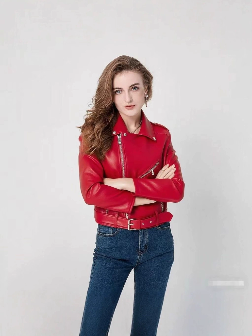 Куртка демисезонное полиуретановое термобелье с молнией, для импорта, slim fit