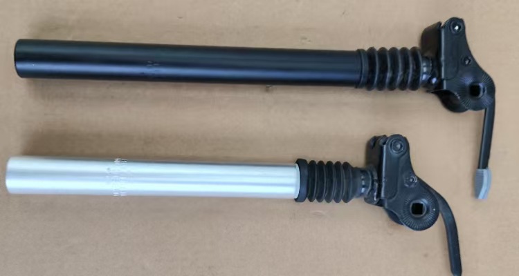 Folding Shock Absorption Seatpost for Electric Vehicle Scooter