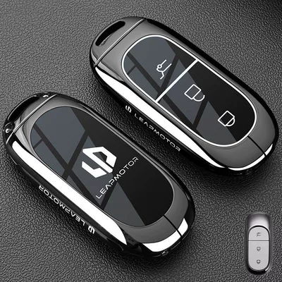 Cover S01 C01 Key Bag – Car key bag - vinyl-zero-run-b-model-piano-blacksingle-key-case