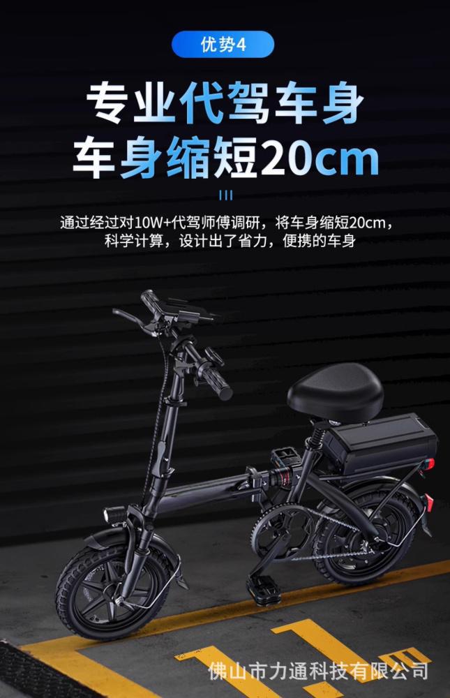 Folding Electric Vehicle Lightweight Portable E-Bike