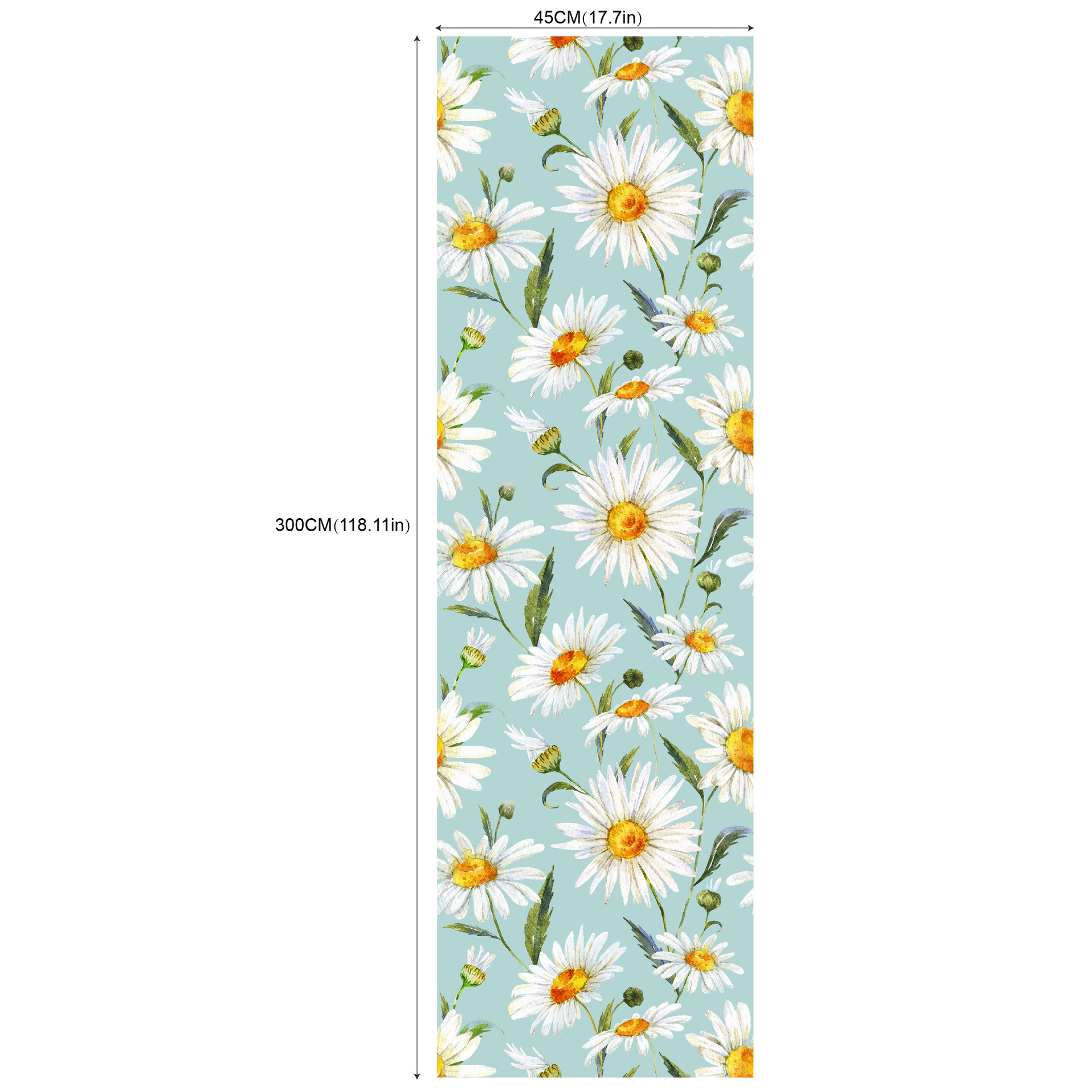 Fresca verde planta flor hoja limón autoadhesivo papel pintado dormitorio Hotel decoración papel pintado RW181-200