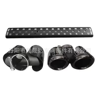 Suitable for the New: Exhaust pipe - 30t-gasoline-tail-throat-round-hole-with-grid