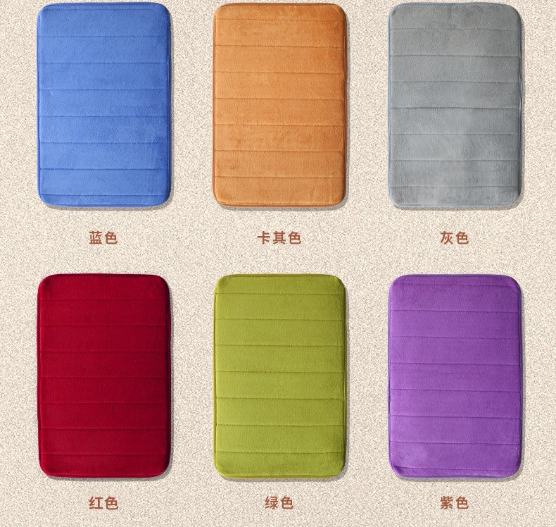 绗绣门垫,浴室脚垫,珊瑚绒地垫,卫浴地毯,定制地毯