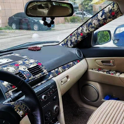 jdm style abc column gilding — Car interior film