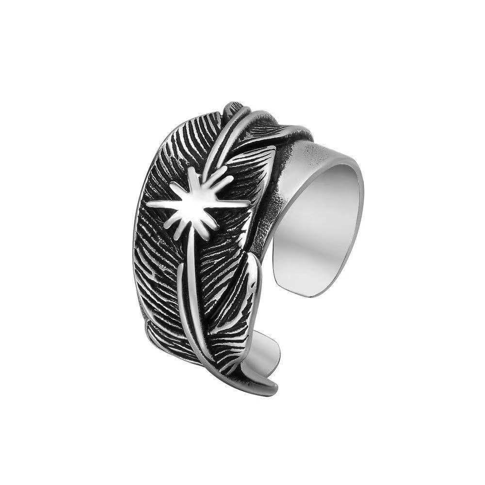 Moda europea y Americana Indio anillo abierto retro de los hombres de moda personalidad dominante anillo punky único anillo
