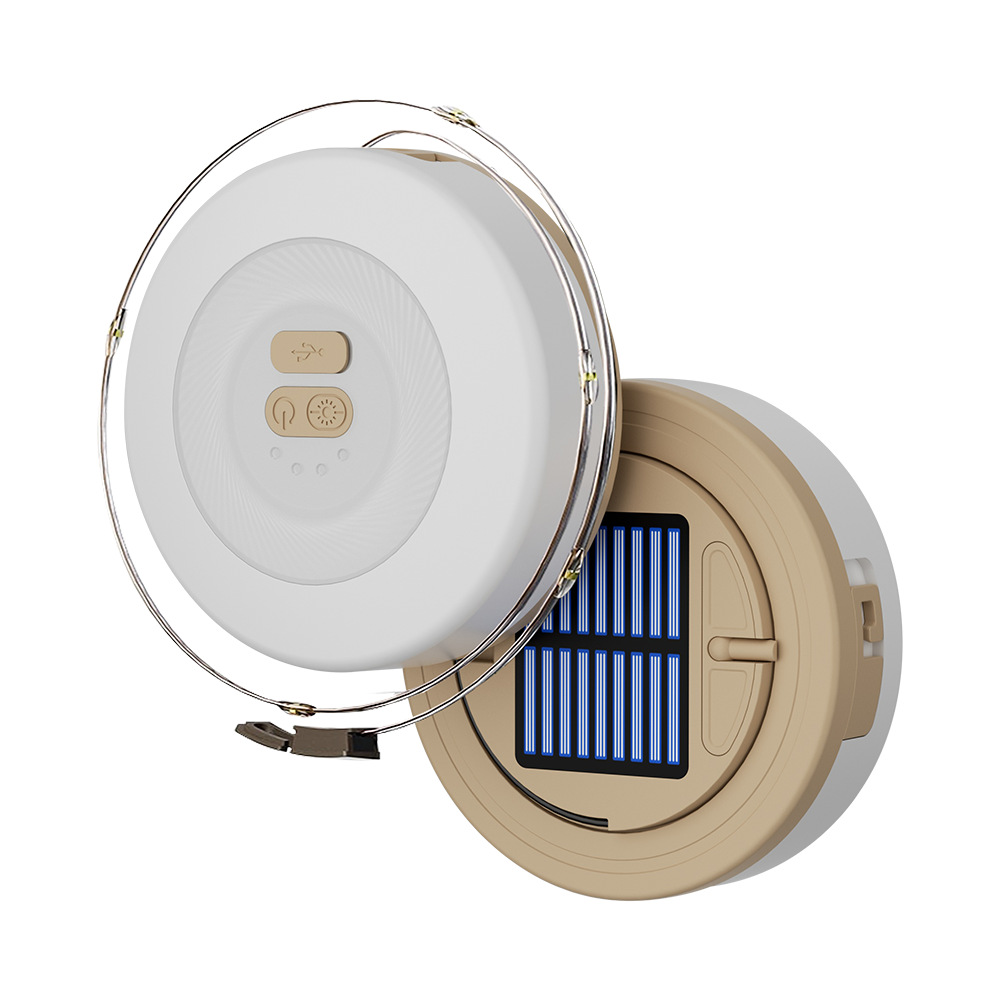 Lámpara de campamento solar al aire libre lámpara de cinta de medición lámpara de atmósfera de campamento lámpara de cadena LED lámpara de campamento
