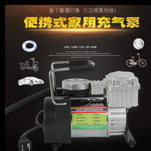 220V便携充气泵 交流电动轮胎充气泵 电动打气筒 汽车车载充气泵