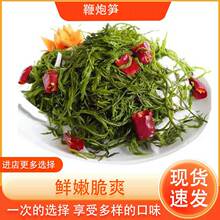 鞭炮笋海笋长寿菜凉拌火锅炒菜炖汤海草藻马尾藻鞭泡笋