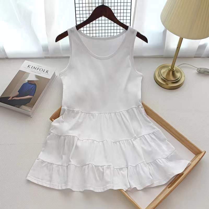 레이스 이너 스커트-화이트