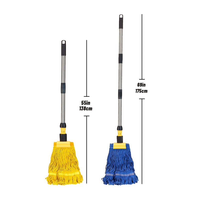 Cross-border industrial cotton mop wooden floor wax mop detachable twist mop absorbent cotton mop mop mop head