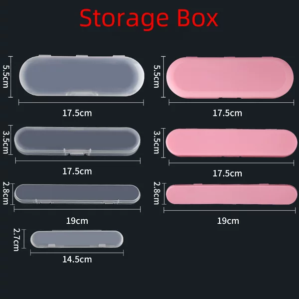 Covered hardware tools parts box beauty shop acne needle ear spoon plastic packaging plastic box rectangular storage box