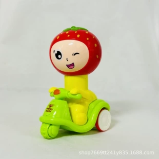 Машинка-фрукт нажимной механизм для малышей 0–3 лет