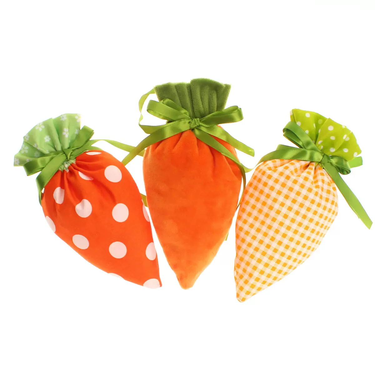 复活节萝卜糖果袋子Easter Bag创意胡萝卜礼品袋束口袋丝绒包装袋