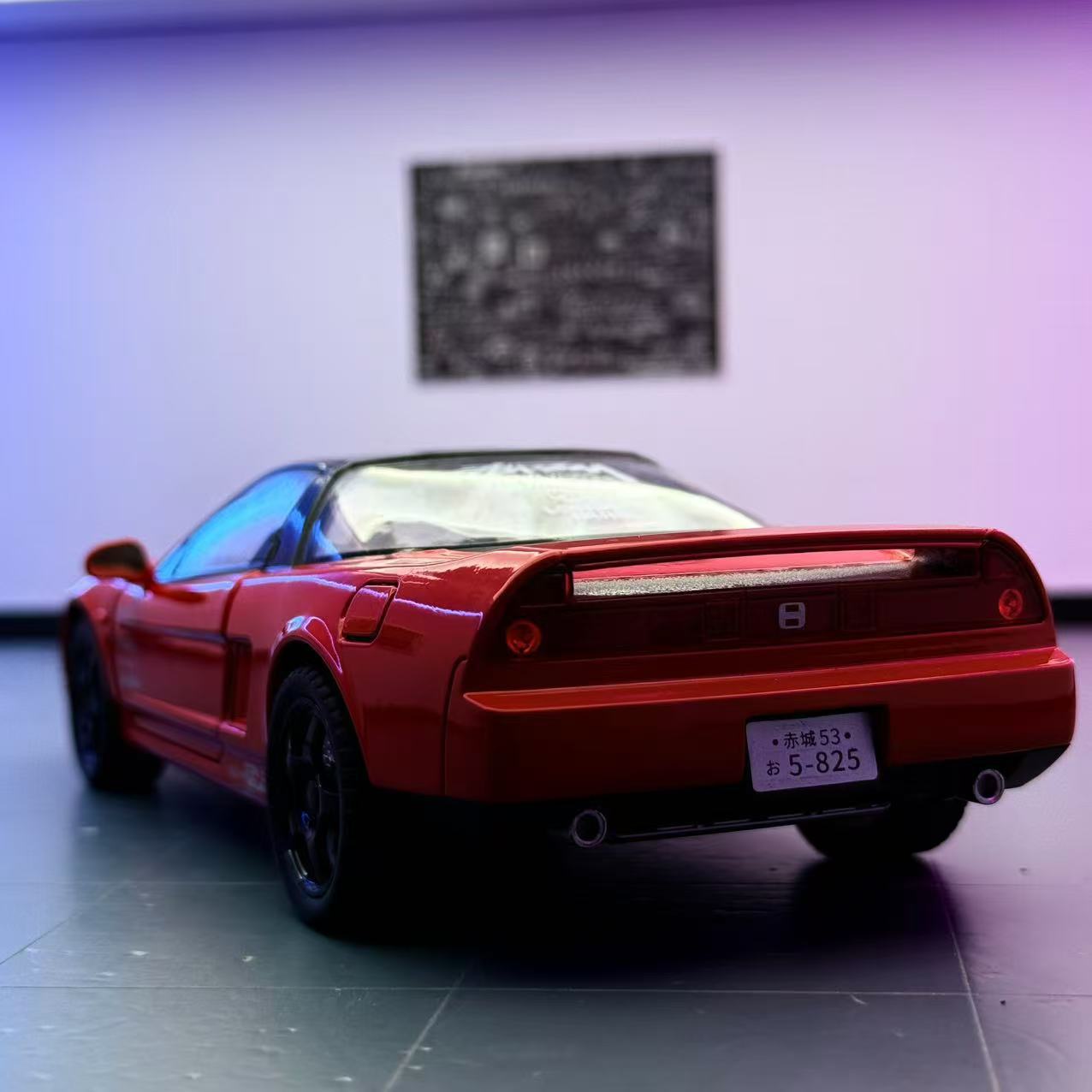 Modelo de coche Jiaye 1 a 22 Honda NA1 coche deportivo de aleación con sonido y luz, coche de juguete, modelo de sonido, decoración