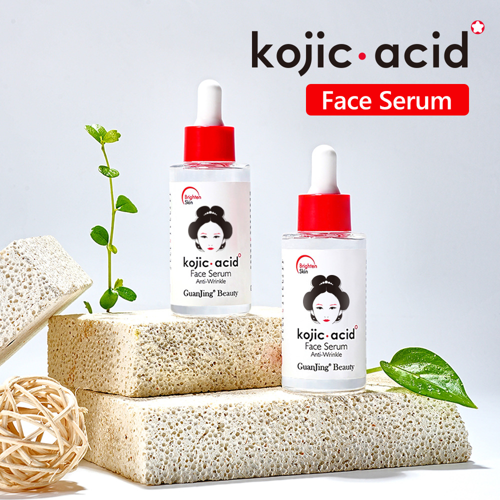 Cross-Border Guanjing40Ml Kojic Acid Serum Kojic Acid Serum Hydrating and Softening Essence Wholesale