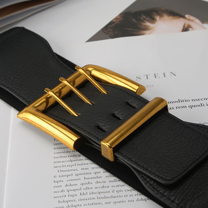 Fashion Solid Color Pu Leather Buckle Women's Leather Belts 1 Piece display picture 4