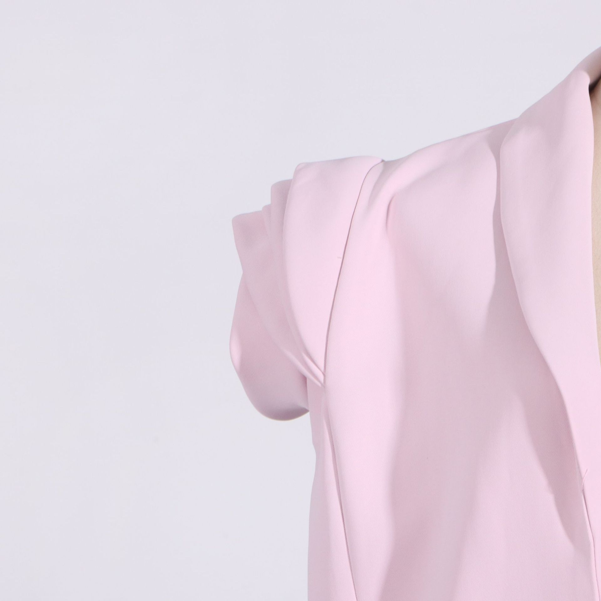 Women's Blazer Jacket Floral Button Detail High End Shawl Style_voghion.com