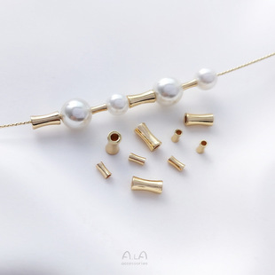 ��ɫ14K�~������񹝹�������ֱ�ܸ����ֹ������������diy���